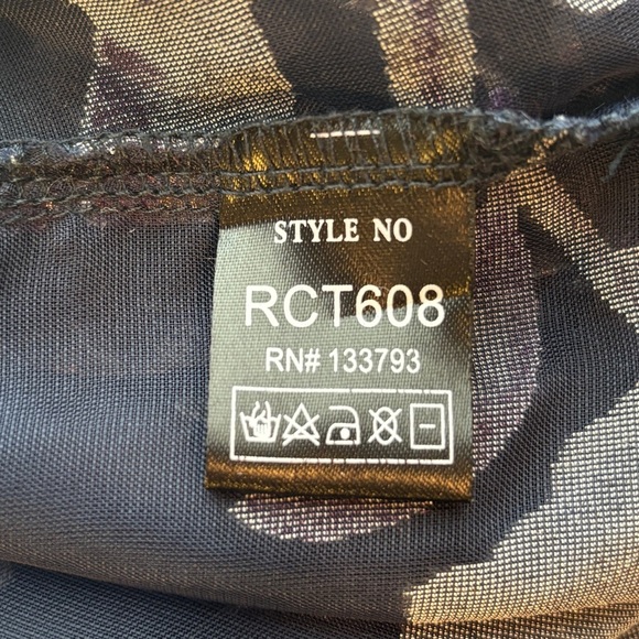 POL Velvet Floral Tank Top Fairycore Goth Woman’s Size Small - Picture 8 of 9